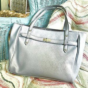 Tommy Hilfiger Leather Light Blue Shoulder Bag Purse
